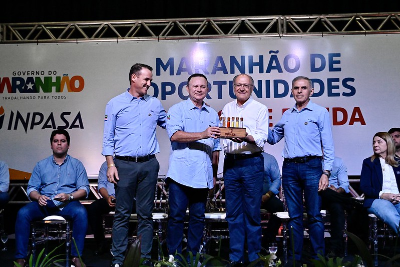 Geraldo Alckmin participa de lançamento de pedra fundamental da usina da Inpasa, em Balsas, no Maranhão